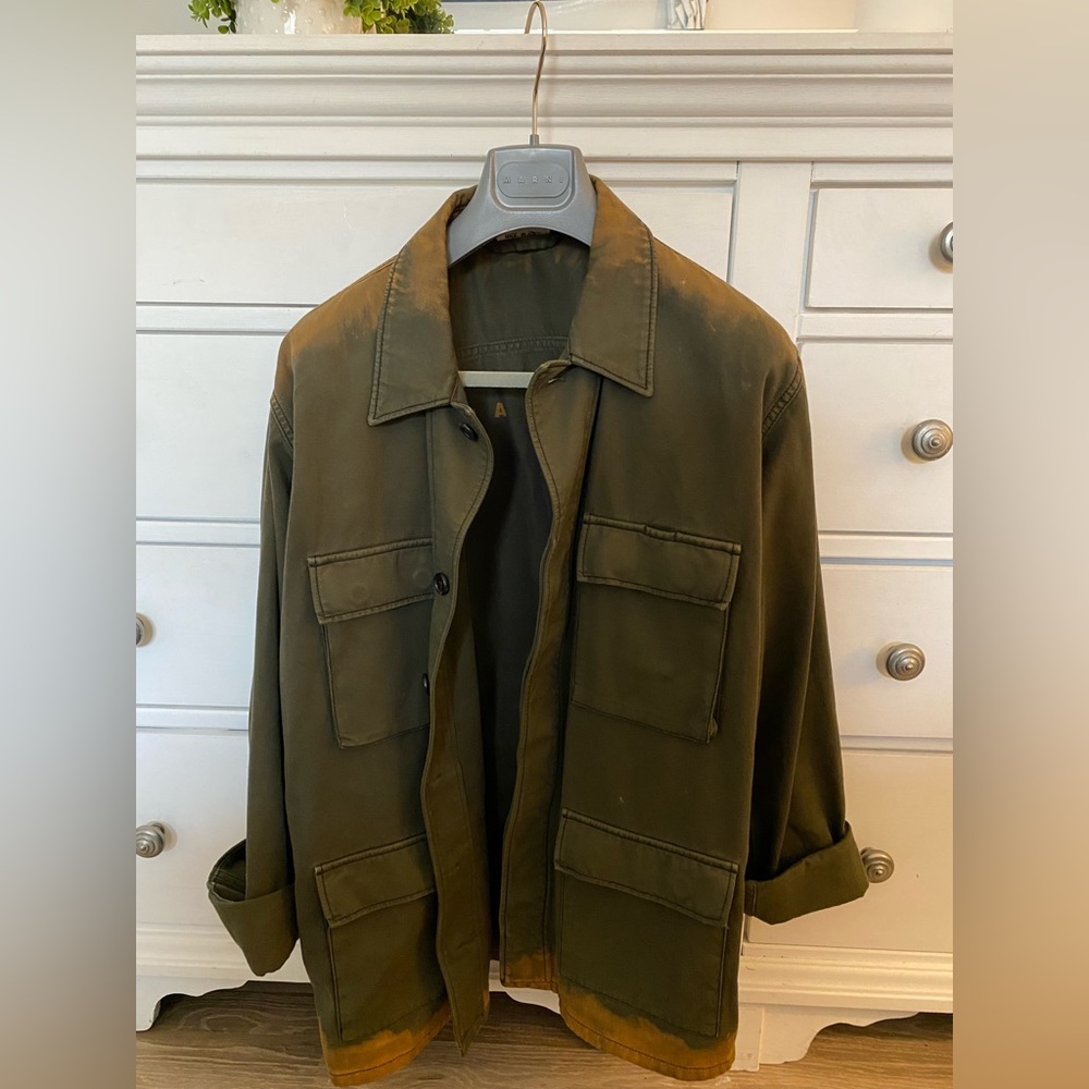 Marni Military style jacket and matching hanger